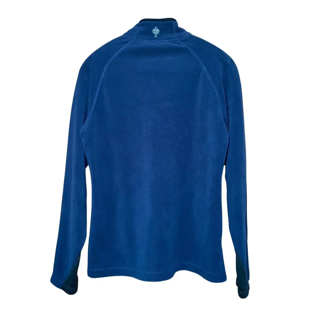 Engelbert Strauss - Women's M - Blue Fleece Quarter Zip